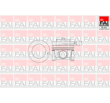 Píst FAI AutoParts PK1-000