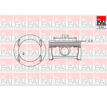 Píst FAI AutoParts PK11-000