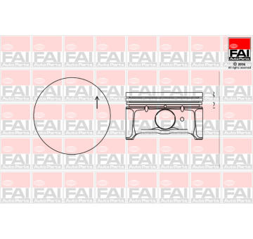 Píst FAI AutoParts PK18-000