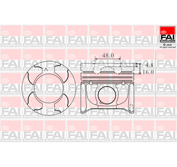 Píst FAI AutoParts PK19-000