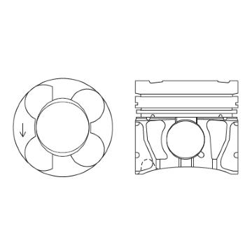 Píst FAI AutoParts PK24-000