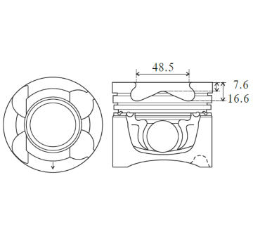 Píst FAI AutoParts PK27-000