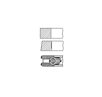 Sada pístních kroužků FAI AutoParts PR253-050