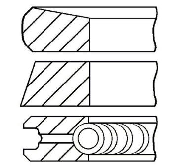 Sada pístních kroužků FAI AutoParts PR271-050