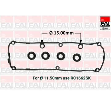 Těsnění, kryt hlavy válce FAI AutoParts RC1663SK