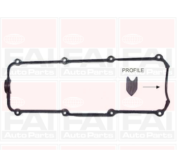 Těsnění, kryt hlavy válce FAI AutoParts RC751S