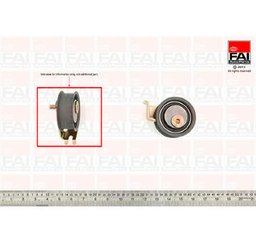 Napínací kladka, ozubený řemen FAI AutoParts T9339