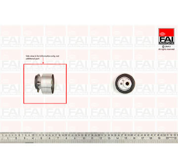 Napínací kladka, ozubený řemen FAI AutoParts T9470
