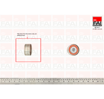 Vratna/vodici kladka, ozubeny remen FAI AutoParts T9527