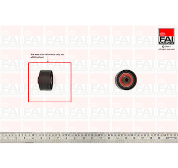 Vratna/vodici kladka, ozubeny remen FAI AutoParts T9534