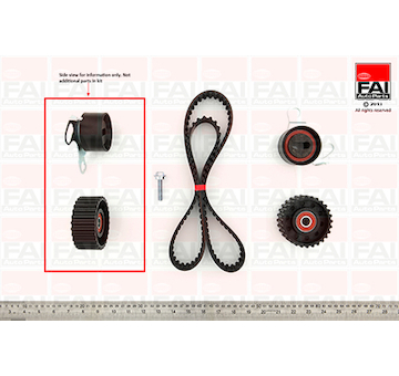 ozubení,sada rozvodového řemene FAI AutoParts TBK125