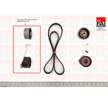 ozubení,sada rozvodového řemene FAI AutoParts TBK153