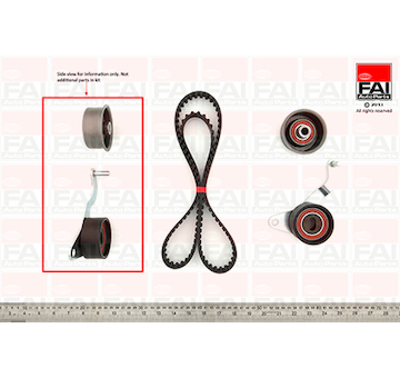 ozubení,sada rozvodového řemene FAI AutoParts TBK215