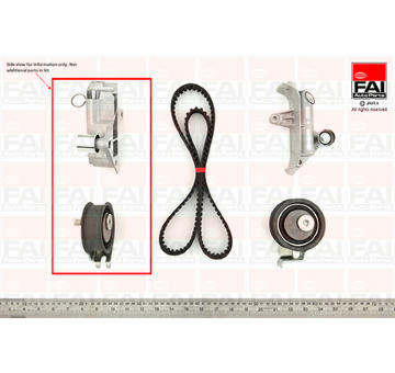 ozubení,sada rozvodového řemene FAI AutoParts TBK216