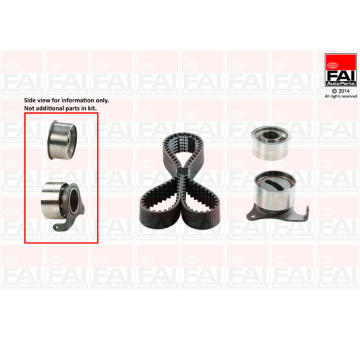 ozubení,sada rozvodového řemene FAI AutoParts TBK291