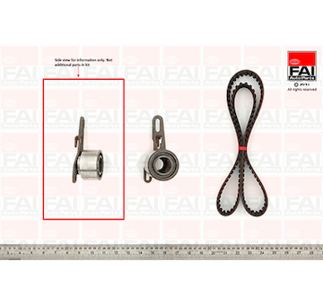 ozubení,sada rozvodového řemene FAI AutoParts TBK30