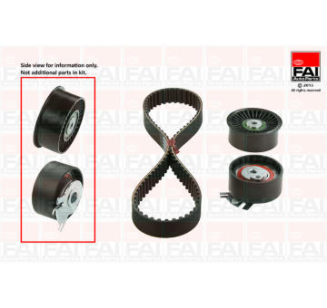 Sada rozvodového řemene FAI AutoParts TBK341