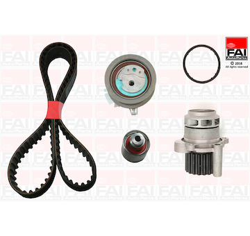 Vodní pumpa + sada ozubeného řemene FAI AutoParts TBK345-6437