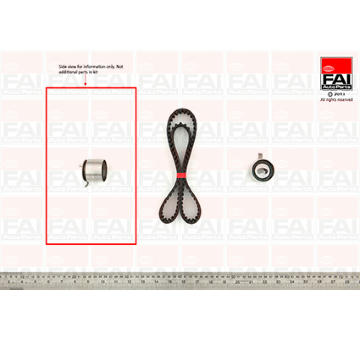 ozubení,sada rozvodového řemene FAI AutoParts TBK61