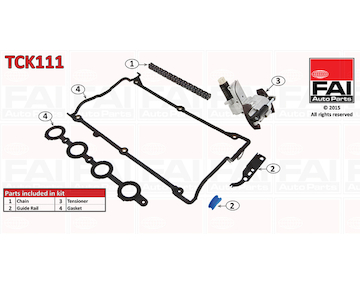 Sada rozvodového řetězu FAI AutoParts TCK111