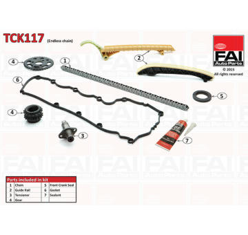 Sada rozvodového řetězu FAI AutoParts TCK117