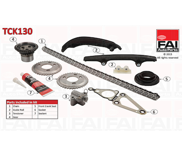 Sada rozvodového řetězu FAI AutoParts TCK130