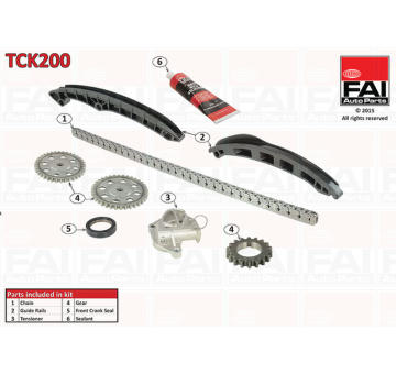 Sada rozvodového řetězu FAI AutoParts TCK200