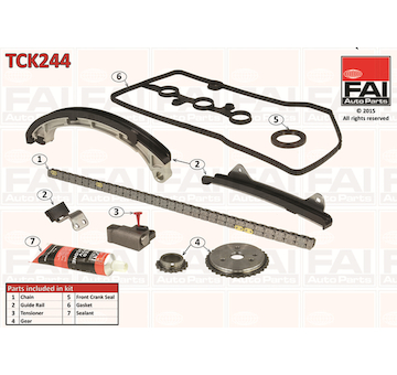 Sada rozvodového řetězu FAI AutoParts TCK244
