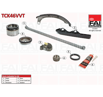 Sada rozvodového řetězu FAI AutoParts TCK46VVT