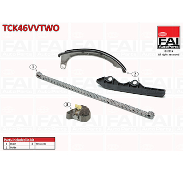 Sada rozvodového řetězu FAI AutoParts TCK46VVTWO