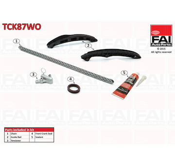 Sada rozvodového řetězu FAI AutoParts TCK87WO