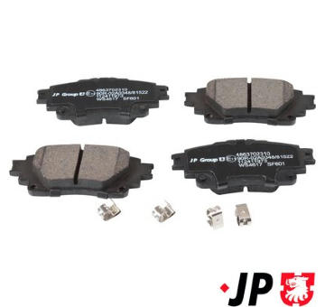 Sada brzdových destiček, kotoučová brzda JP GROUP 4863702310
