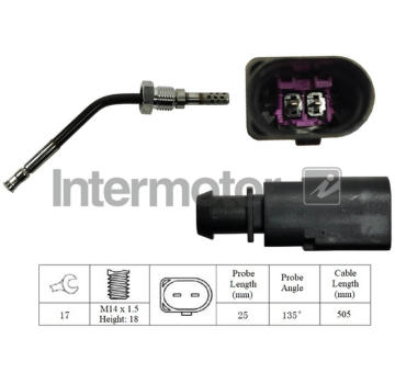 Cidlo, teplota vyfukovych plynu INTERMOTOR 27060