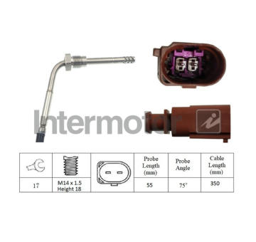 Cidlo, teplota vyfukovych plynu INTERMOTOR 27082