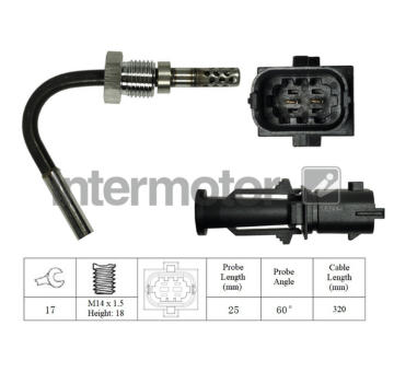 Cidlo, teplota vyfukovych plynu INTERMOTOR 27096