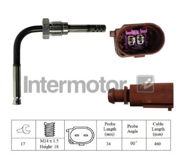 Cidlo, teplota vyfukovych plynu INTERMOTOR 27228