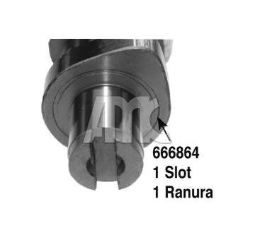 Vačkový hriadeľ AMC 666864