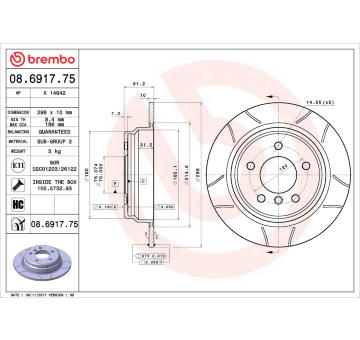 Brzdový kotouč AP X 14642