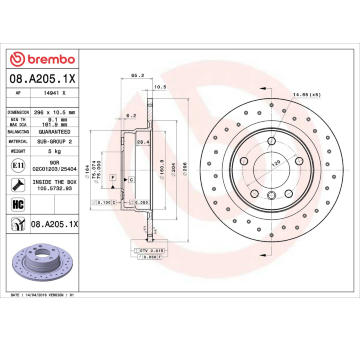 Brzdový kotouč AP 14941 X