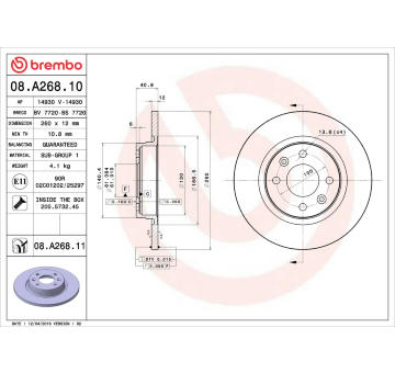 Brzdový kotouč AP 14930