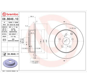 Brzdový kotouč AP 15056