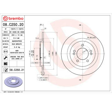 Brzdový kotouč AP 15073