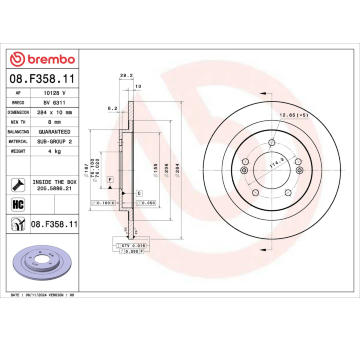 Brzdový kotouč AP 10128 V