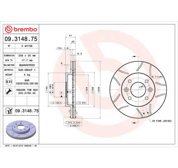 Brzdový kotouč AP X 24156