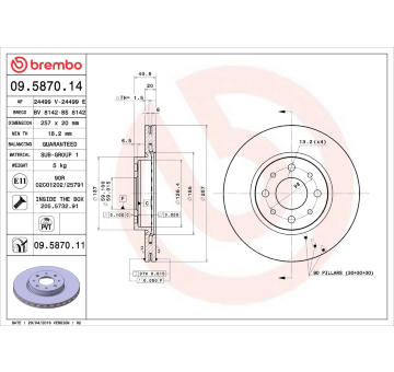 Brzdový kotouč AP 24499 E