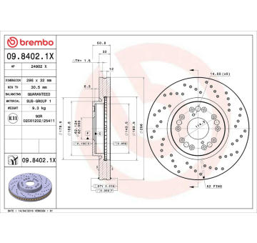 Brzdový kotouč AP 24902 X