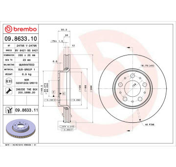 Brzdový kotouč AP 24795