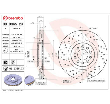 Brzdový kotouč AP 24997 X