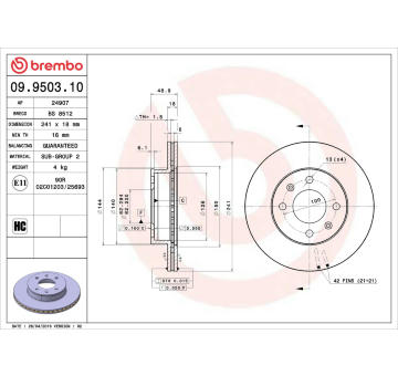 Brzdový kotouč AP 24907