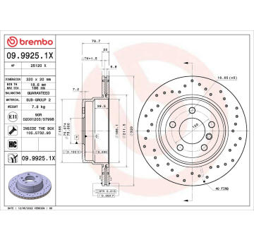 Brzdový kotouč AP 25120 X
